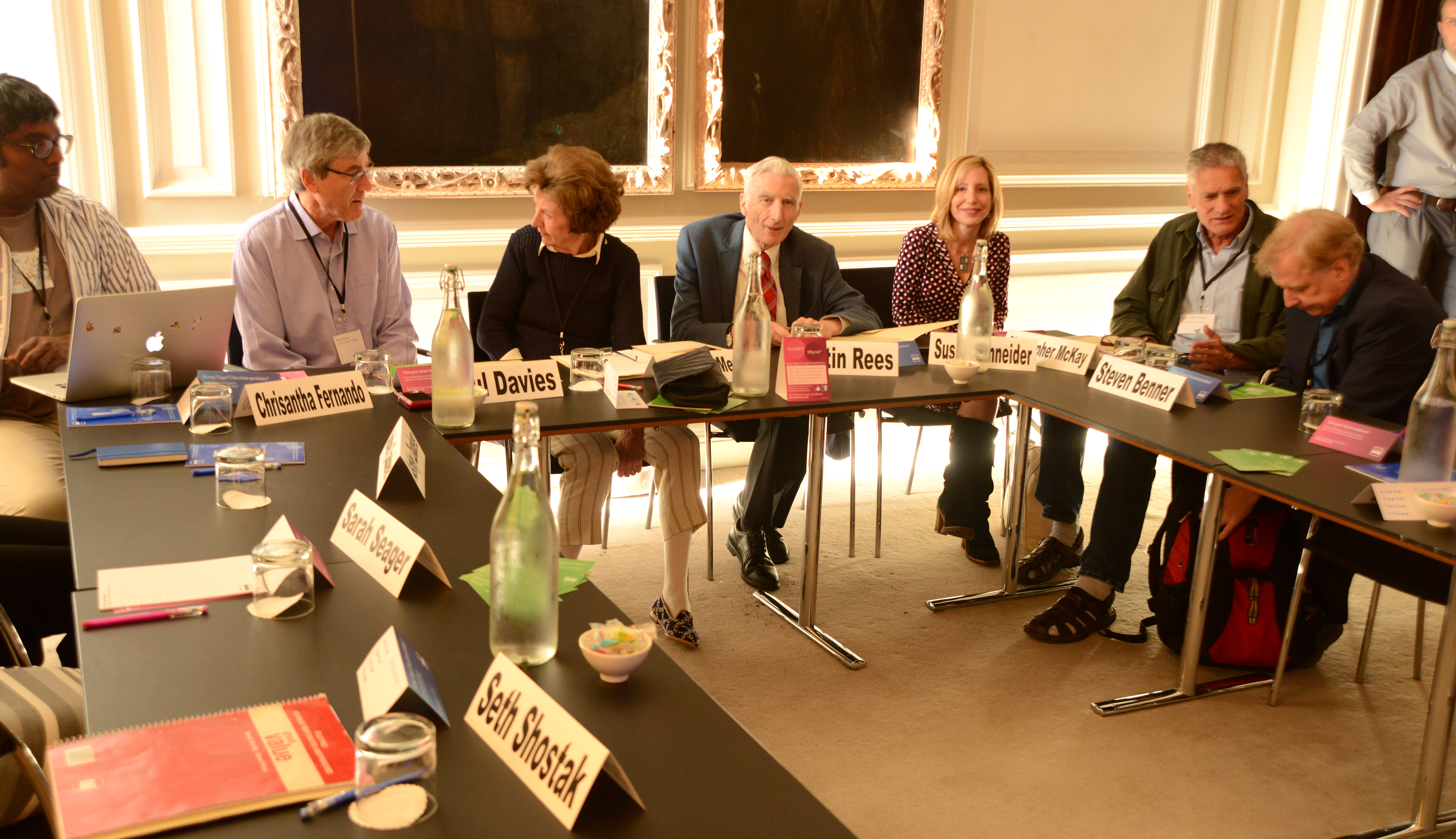 Paul Davies, Mary Ann Meyers, Martin Rees, Susan Schneider, Chris McKay and Steve Benner